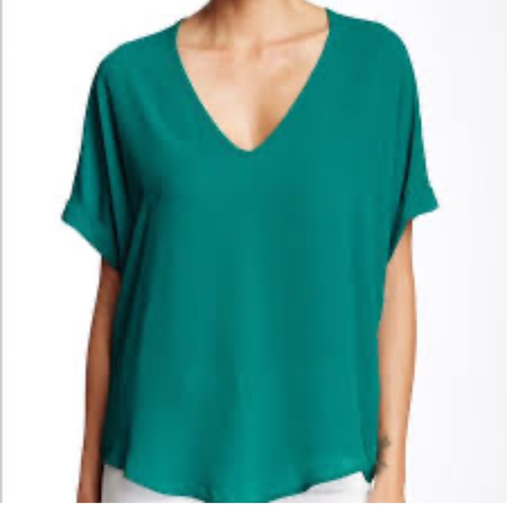 Lush V-neck Blouse